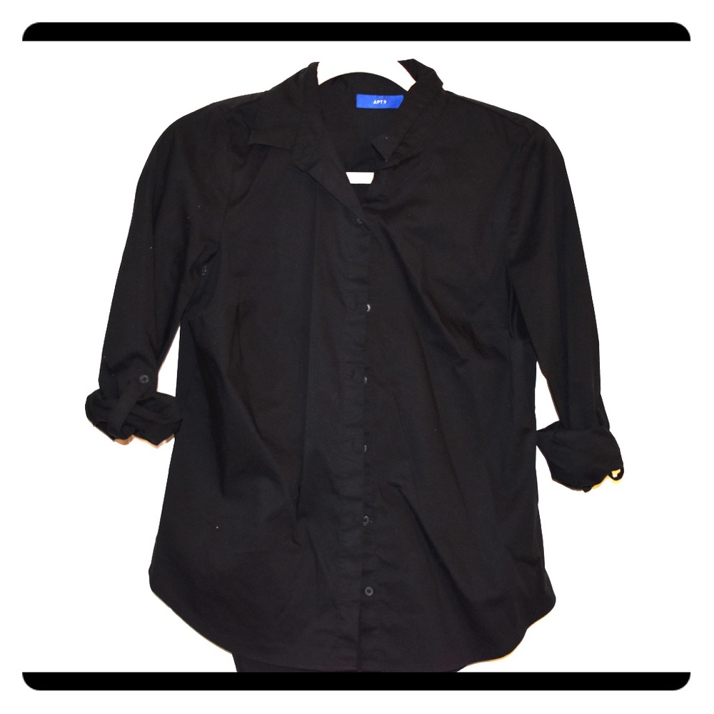 Black Business Button Down